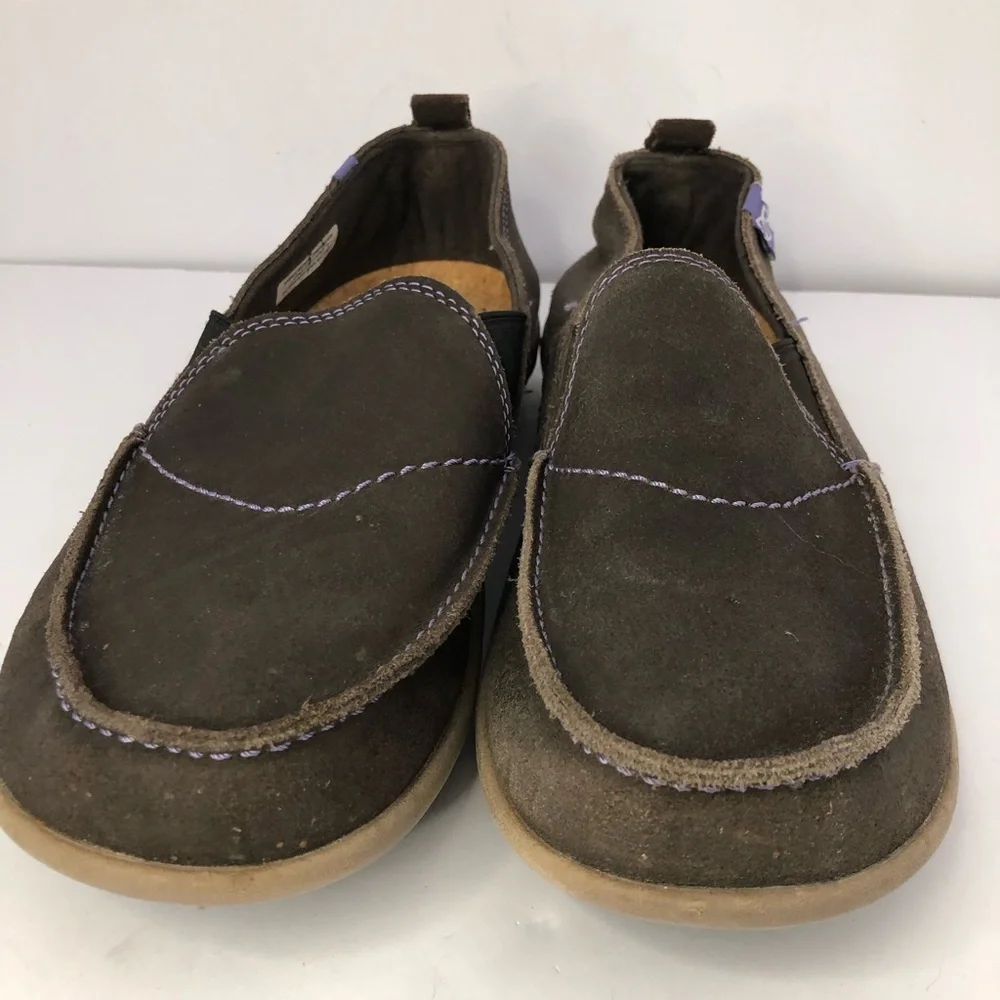 Spenco Women Size 9 Orthotic leather Slip-On Loafer Brown Comfort Shoes